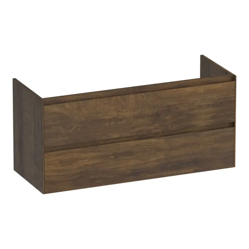 Brauer Inspire onderkast 120cm met 2 softclose lades en 2 sifon uitsparingen grove Goedkoop
