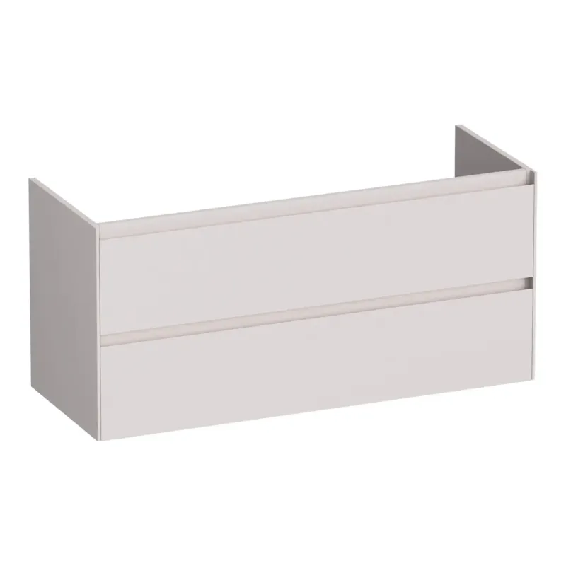 Favoriet Brauer Inspire onderkast 120cm met 2 softclose lades en 2 sifon uitsparingen zand mat