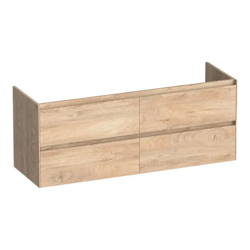 Betaalbaar Brauer Inspire onderkast 140cm met 4 softclose lades forest wheat