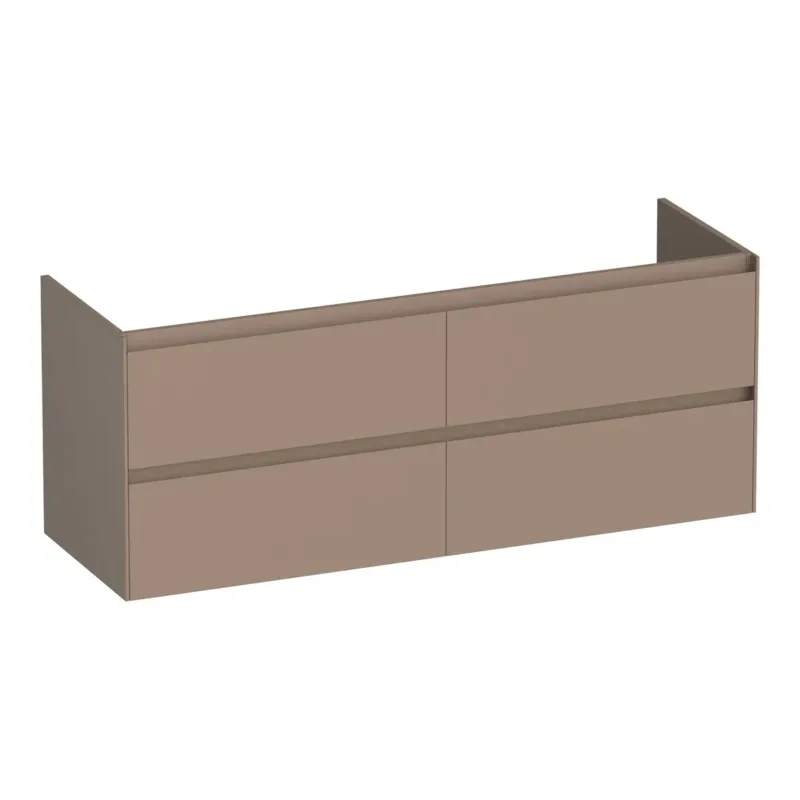 Shop Nu Brauer Inspire onderkast 140cm met 4 softclose lades mokka mat