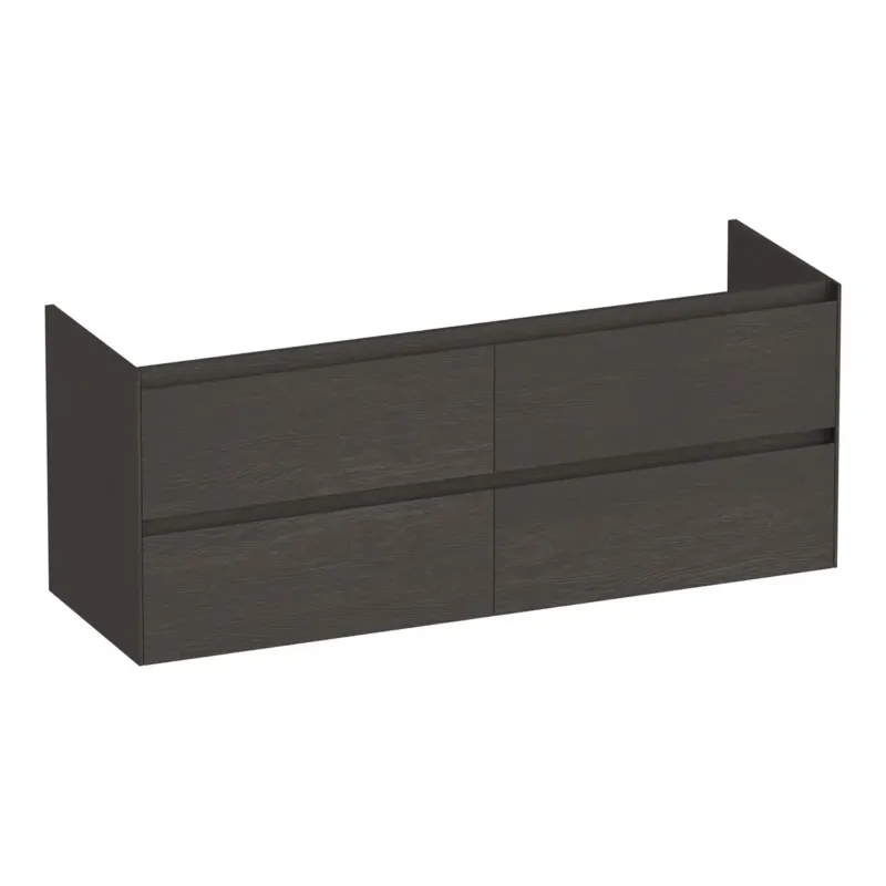 Brauer Inspire onderkast 140cm met 4 softclose lades timber anthracite Beste Prijs