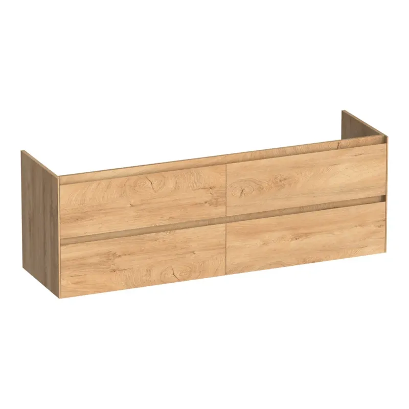 Rechtstreeks Van De Fabrikant Brauer Inspire onderkast 160cm met 4 softclose lades forest tan