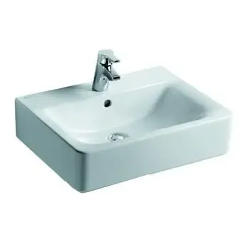 Ideal Standard Connect Cube wastafel 60x46cm wit Favoriet