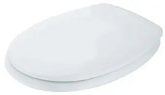 Ideal Standard Eurovit closetzitting met deksel antibacterieel wit Op = Op