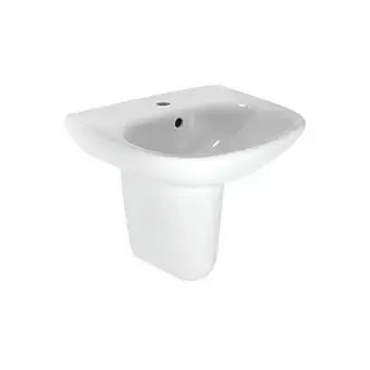 Plieger Brussel New wastafel 60x47cm wit Laatste Versie