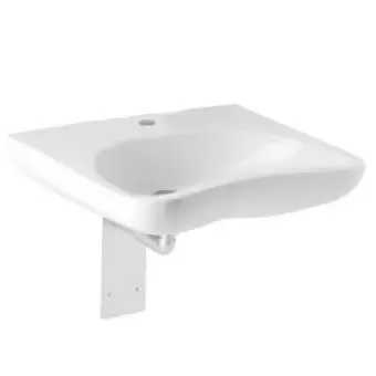 Must-Have Plieger Brussel New rolstoel wastafel 64x55cm m. kraangat z. overloop wit