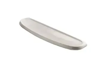 Beperkte Voorraad Plieger Spring / Brussel planchet 60x14.5cm keramisch wit