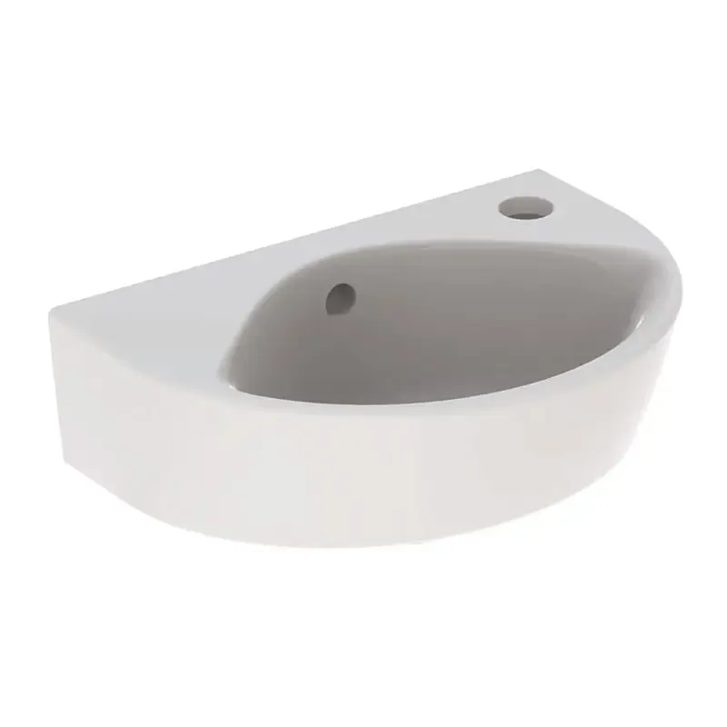 Aanbieding Geberit Renova fontein met overloop 36x25cm wit