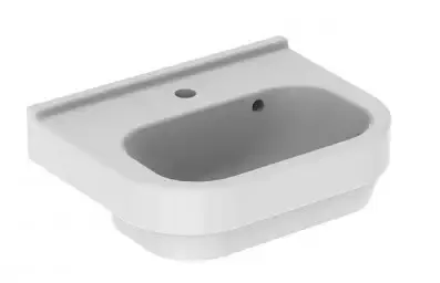 Geberit 300 Basic wastafel met kraangat en overloop 50x38cm wit Goedkoop