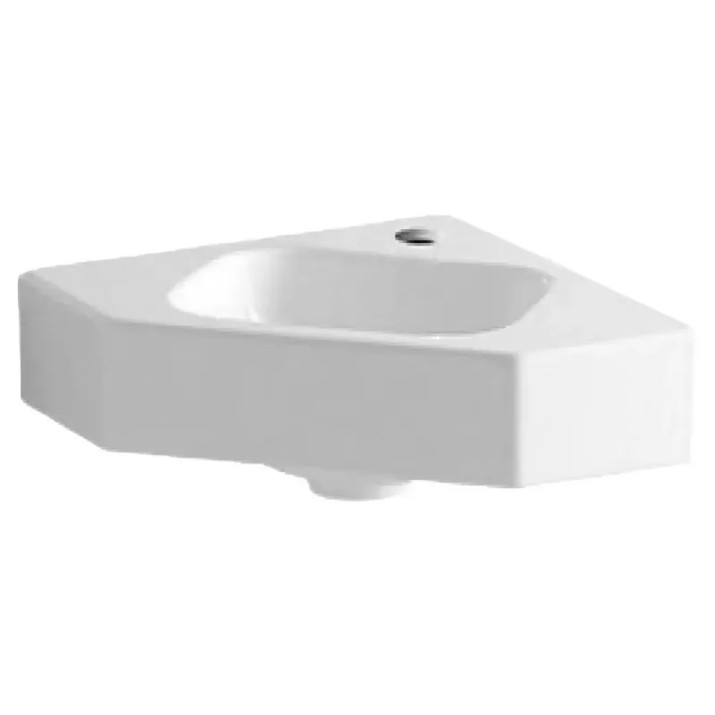 Geberit iCon hoekfontein 33cm met kraangat wit Nu Kopen