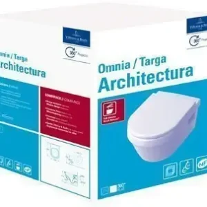 Hete Deal Villeroy & Boch Omnia Architectura combi-pack wandcloset diepspoel design m. closetziting m. deksel wit