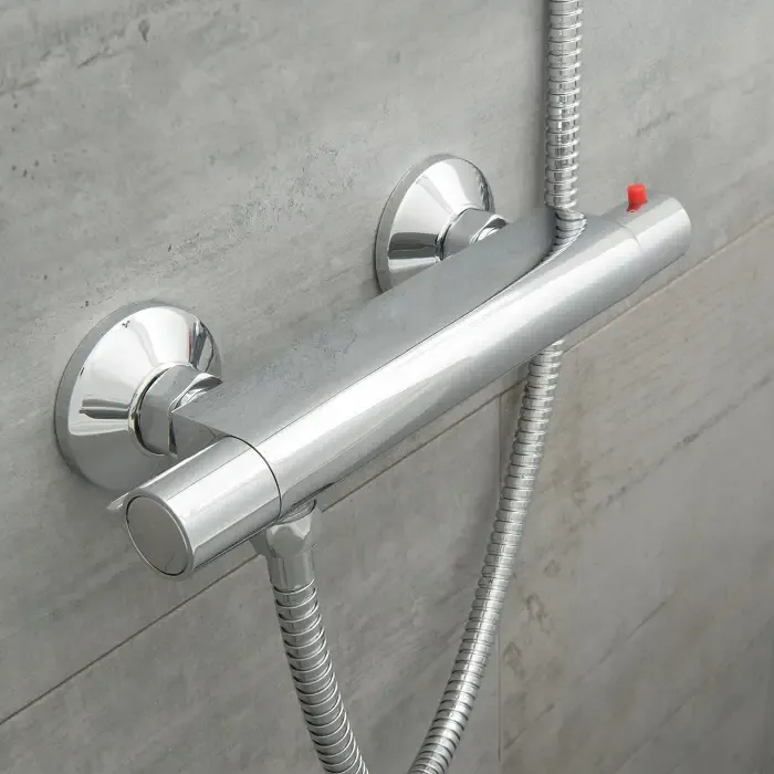 Schutte VIGO thermostatische mengkraan douche, chroom Goedkoop