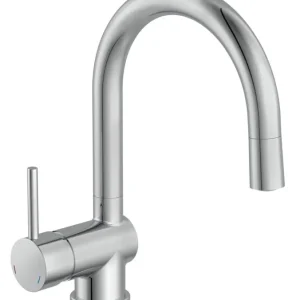 Veilige Betaling Schutte STELLA LED-ééngreepsmengkraan keuken, chroom