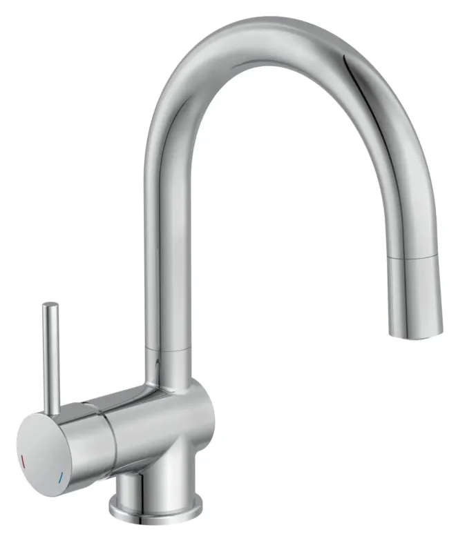 Veilige Betaling Schutte STELLA LED-ééngreepsmengkraan keuken, chroom