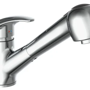 Koop Vandaag Schutte ALBATROS ééngreepsmengkraan keuken met uittrekbare sproeier, chroom