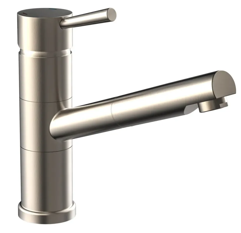 Schutte UNICORN ééngreepsmengkraan keuken met uittrekbare uitloop, RVS-look Dagaanbieding