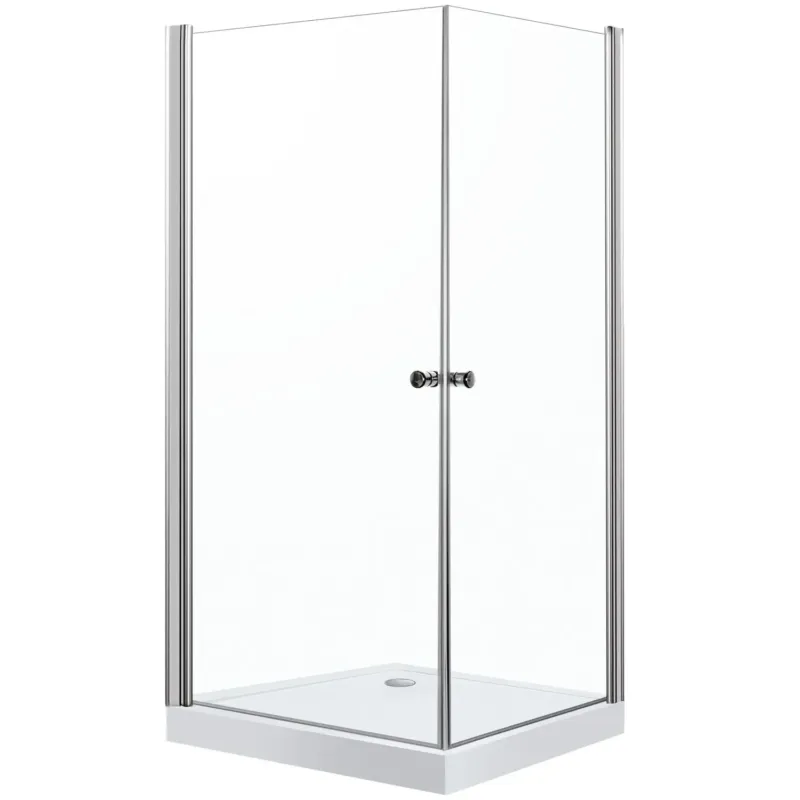 Tijdelijk Beschikbaar Kerra Madrid douchecabine vierkant 90x90cm met douchebak
