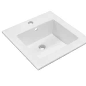 Kerra KR 41 inbouw wastafel 42x42cm wit Snelle Levering