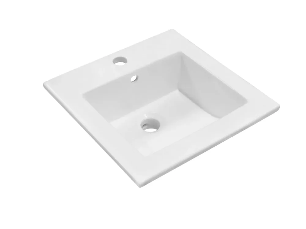 Kerra KR 41 inbouw wastafel 42x42cm wit Snelle Levering