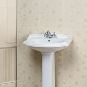 Kerra Retro wastafel 58x48,5cm met staande sifonkap Tijdelijk Beschikbaar