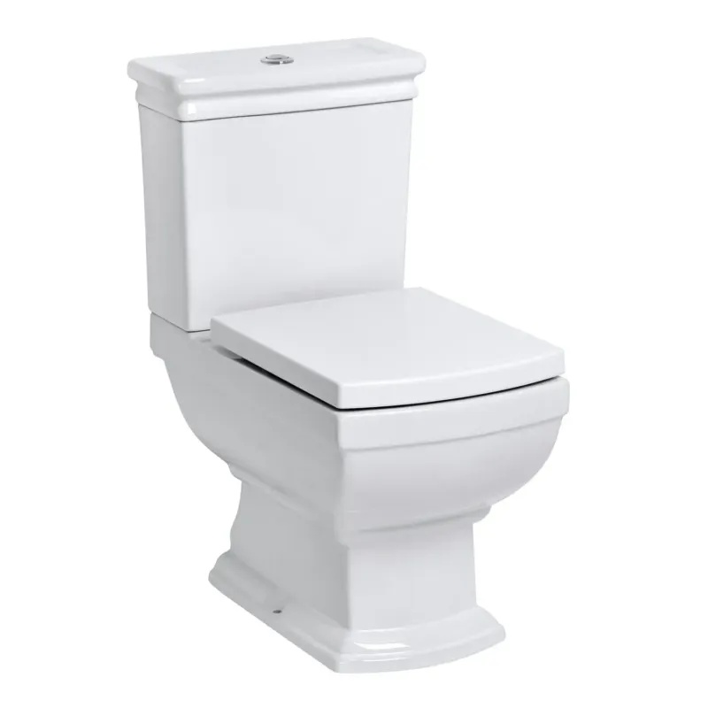 Merkproduct Kerra Kleopatra duoblok toilet 41x65cm wit