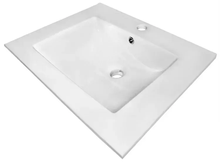 Kerra Calpe inbouw wastafel 61x46,5cm wit Lage Kosten