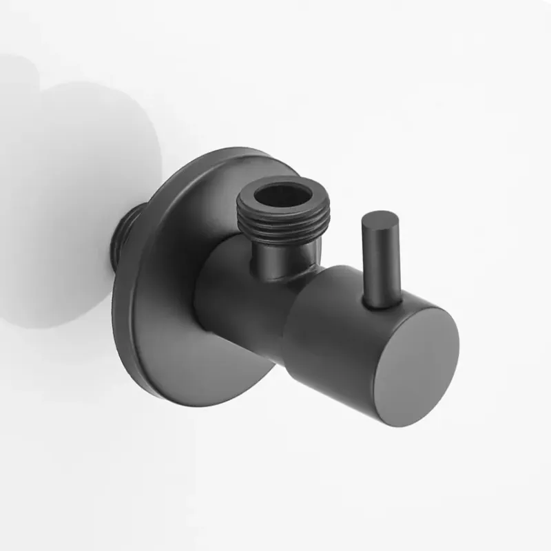 Seizoensaanbieding Saniclear Nero hoek stopkraan 1/2 x 1/2‘‘ zwart