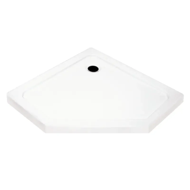 Koop Online Kerra Glasgow douchebak vijfhoek 90x90x5.5cm wit