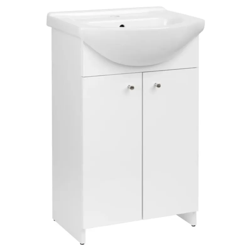 Plazan Basic badkamermeubel 50cm wit Laatste Versie