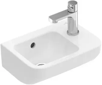 Villeroy & Boch Architectura fontein m. kraangat rechts m. overloop 36x26cm wit Koop Online