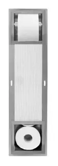 Speciale Aanbieding LoooX Closed inbouw toiletrolhouder met reserverolhouder RVS