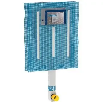 Tijdelijk Beschikbaar Geberit Sigma inbouwreservoir 8cm m. frontbediening 6/3L