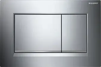 Actieprijs Geberit Sigma 30 drukplaat glans wit met gouden knoprand