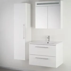 Alleen Vandaag Badstuber Fiora badmeubel 70cm hoogglans wit