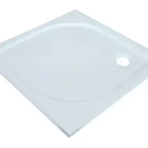 Badstuber Aneta douchebak vierkant 90x90cm mineraalmarmer Flitsaanbieding