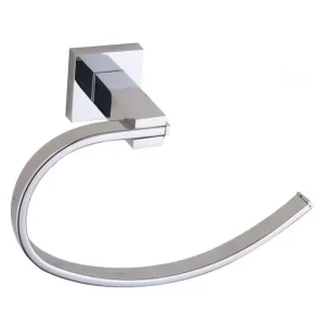 Badstuber Catrin handdoek ring chroom Must-Have