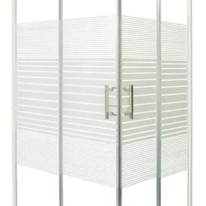 Koop Vandaag Badstuber Asym douchecabine rechthoek 100x80cm