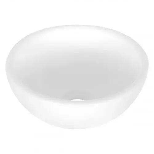 Shop Nu Differnz Ruz opbouw waskom keramiek rond 25x11.5cm wit