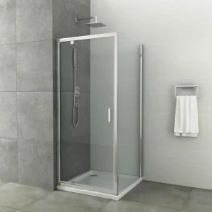 Badstuber Elite douchecabine 90x80 met draaideur anti-kalk Favoriet