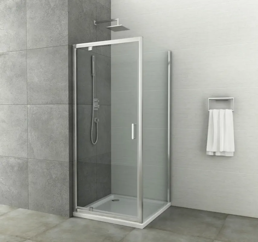 Badstuber Elite douchecabine 90x80 met draaideur anti-kalk Favoriet