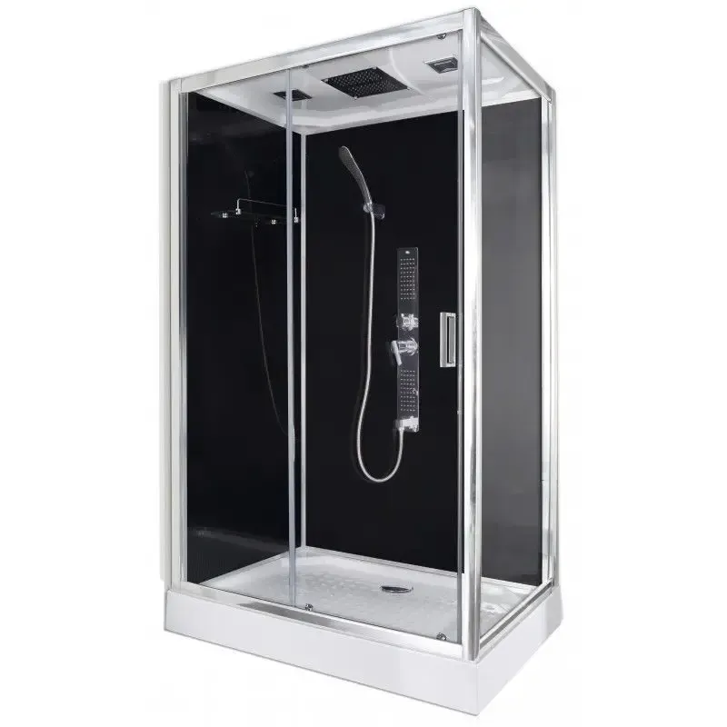 Merkproduct Badstuber Trend gesloten douchecabine kitvrij 120x80cm thermostaatkraan