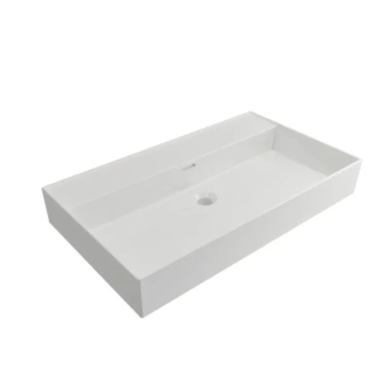 Plieger Kansas wastafel zonder kraangat met overloop 80x46.6cm glans wit Gratis Retour
