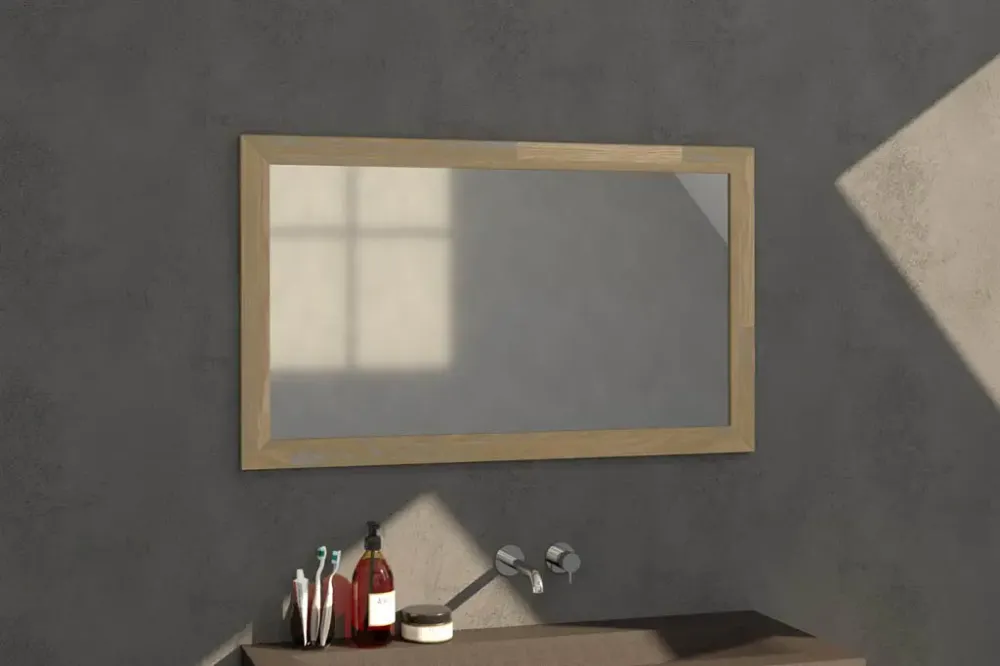 Brauer Citrine spiegel 120x70cm eiken grijs Gecertificeerd