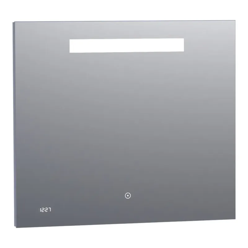 Brauer Quartz rechthoekige spiegel met verlichting 80x70cm Lage Prijs