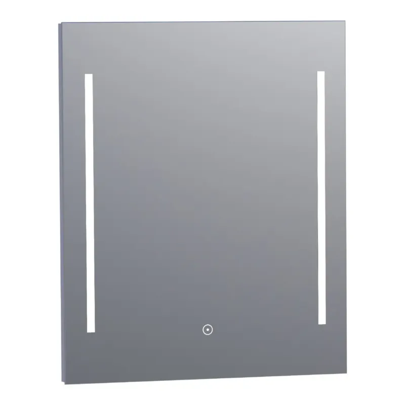 Brauer Pyrite rechthoekige spiegel met verlichting 60x70cm Express Levering