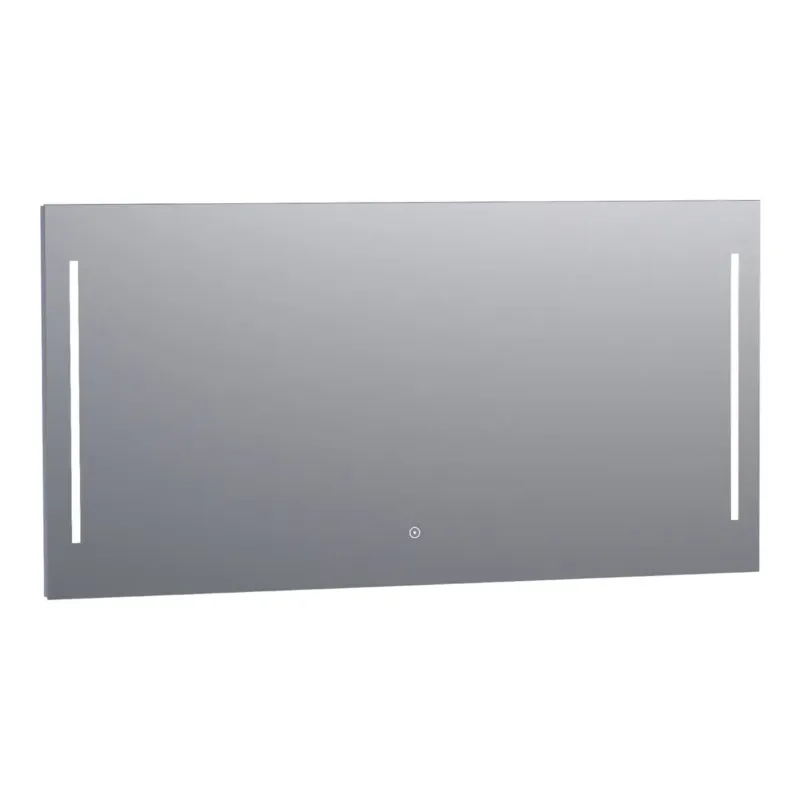 Brauer Pyrite rechthoekige spiegel met verlichting 140x70cm Hoge Kwaliteit