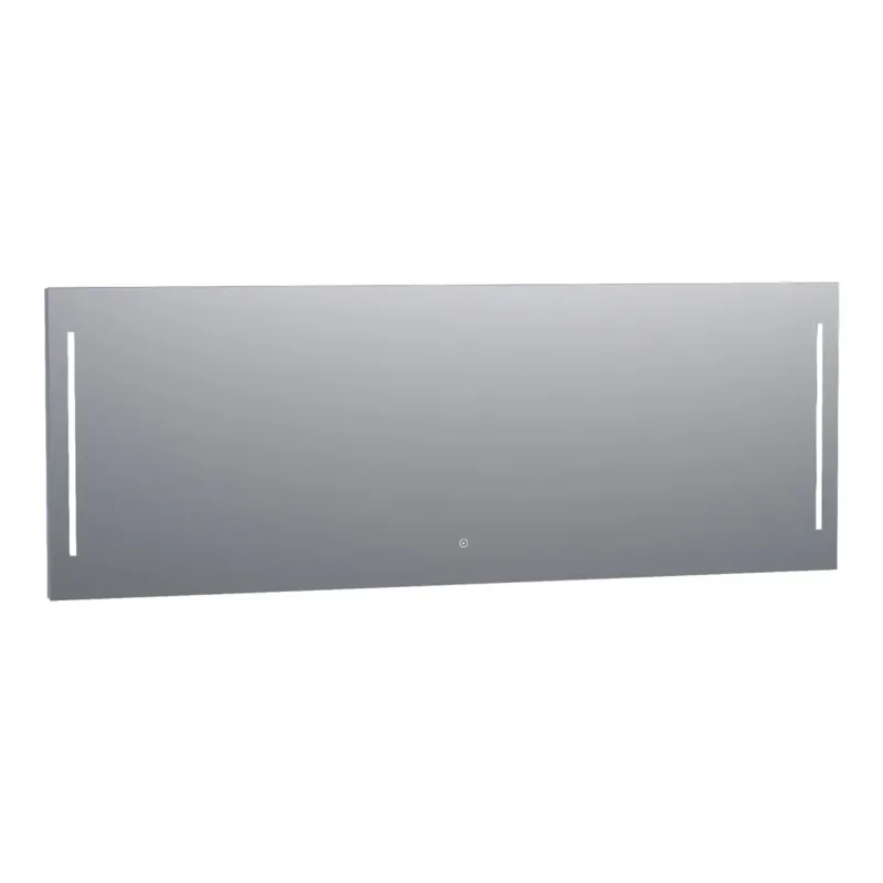 Rechtstreeks Van De Fabrikant Brauer Pyrite rechthoekige spiegel met verlichting 200x70cm