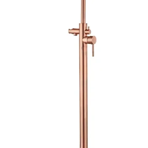 Tijdelijk Beschikbaar Saniclear Copper vrijstaande badkraan z. handdouche z. doucheslang geborsteld koper