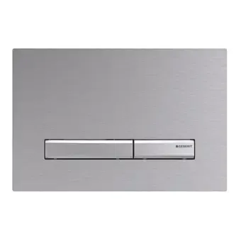 Geberit Sigma 50 Square drukplaat mat chroom met chromen knoppen Hete Deal