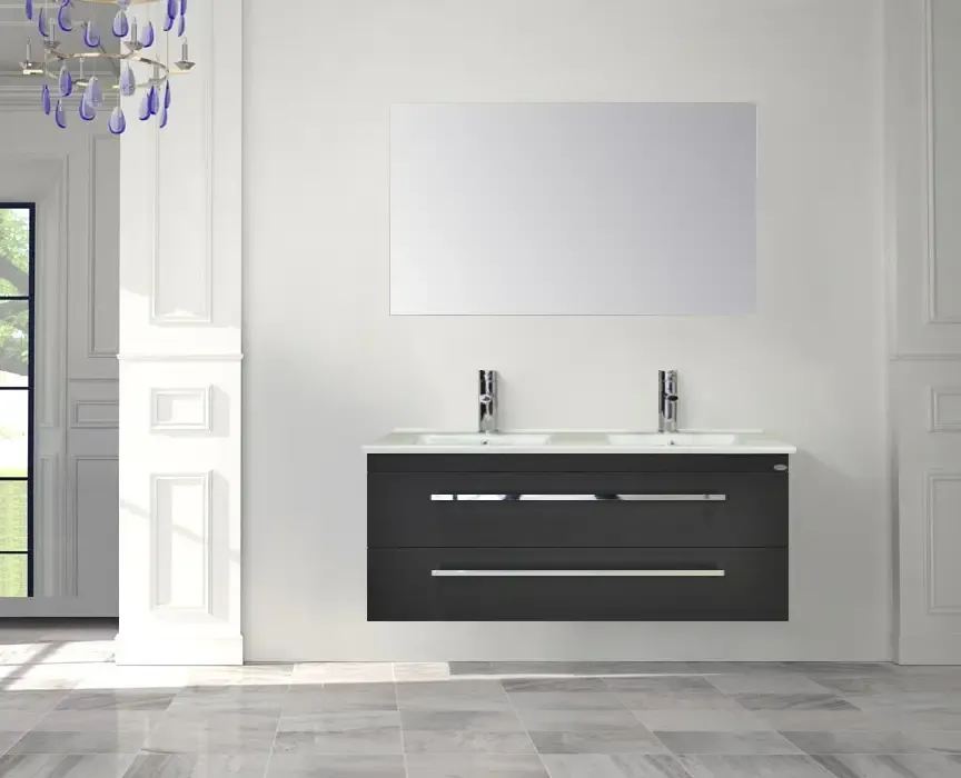 Sanicare Q1 badkamermeubel met 2 laden 120 cm grey-wood Tijdelijk Beschikbaar